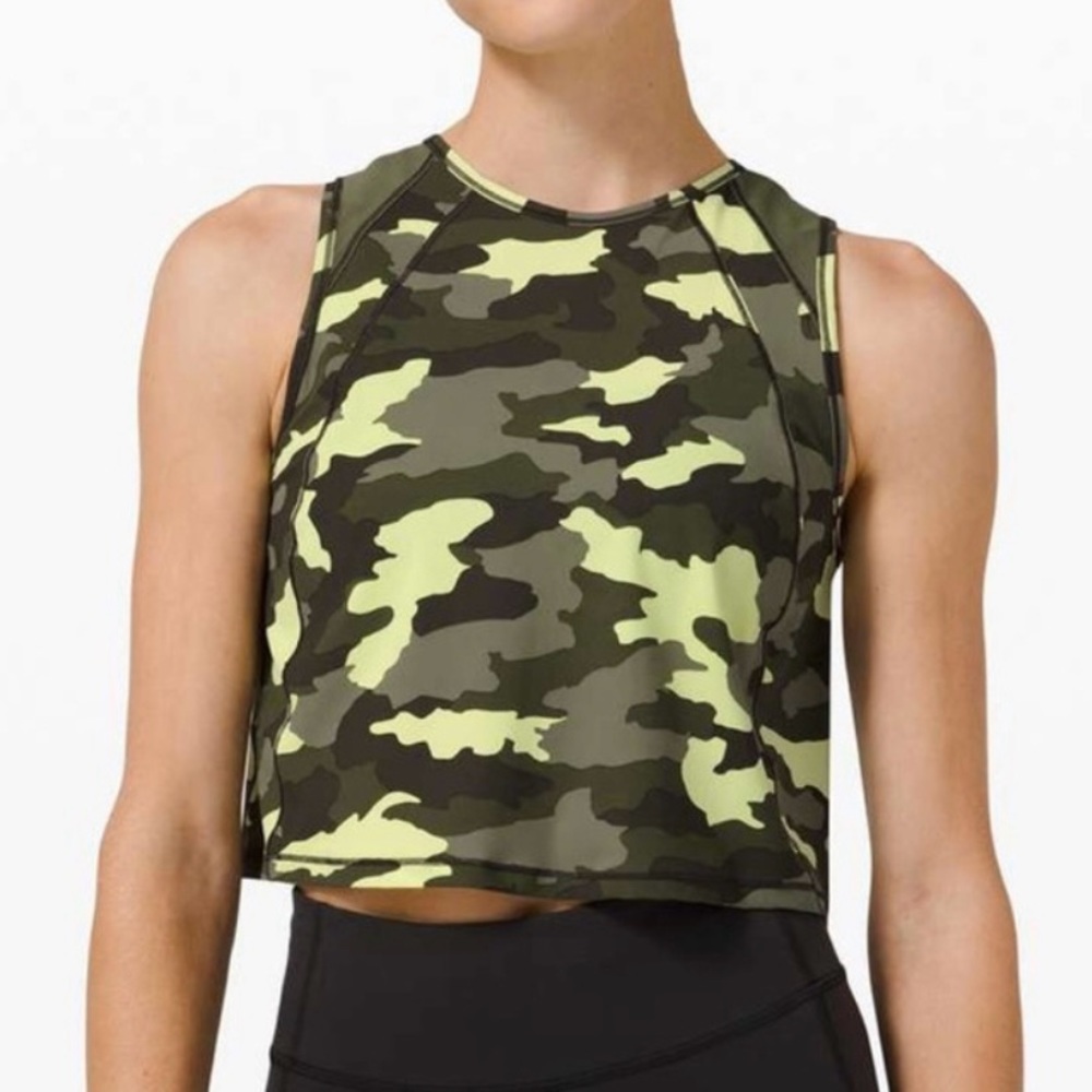 Lululemon Sculpt Cropped Tank